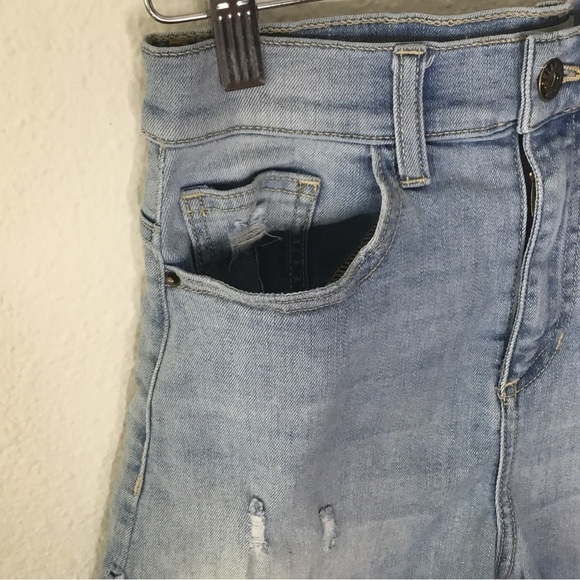 Sneak Peek High Rise Denim Shorts - Picture 5 of 6